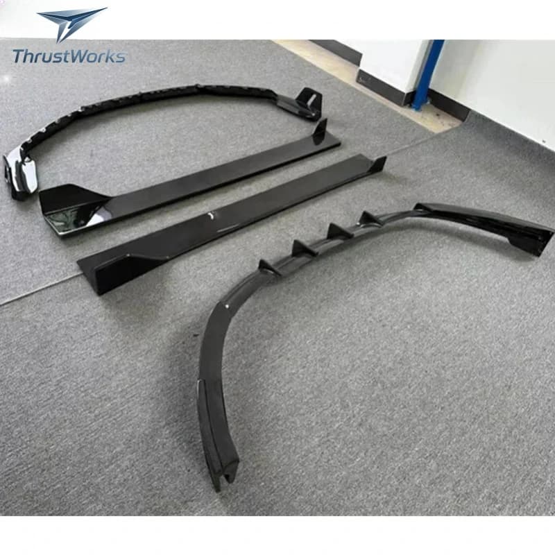 TOP Car Accessories-992 Carbon Fiber XB Style Body Kit, Front Bumper Side Skirts Rear Lip Spoiler Full Durle High Quality