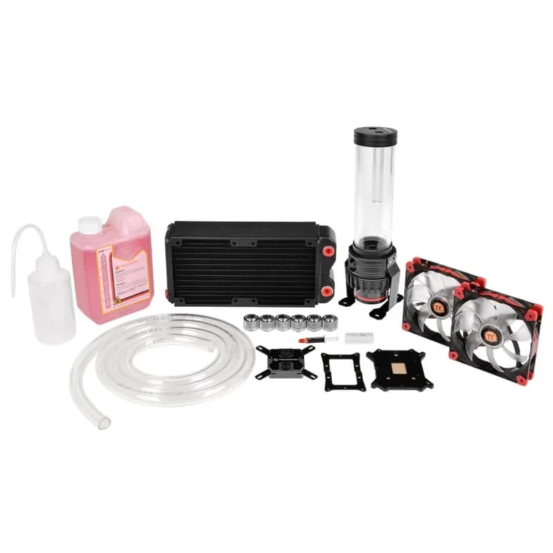 drain water cooling head desktop computer radiator
