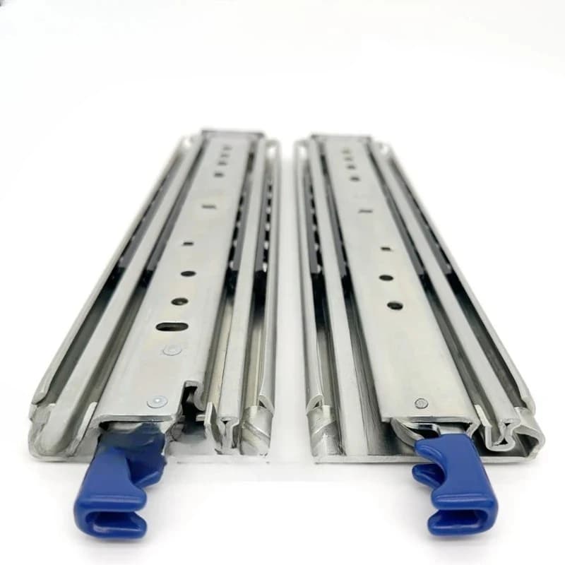 Heavy kg Ball Bearings Drawer Rails mm Steel Slid Furniture Hardware Hospital Cinets