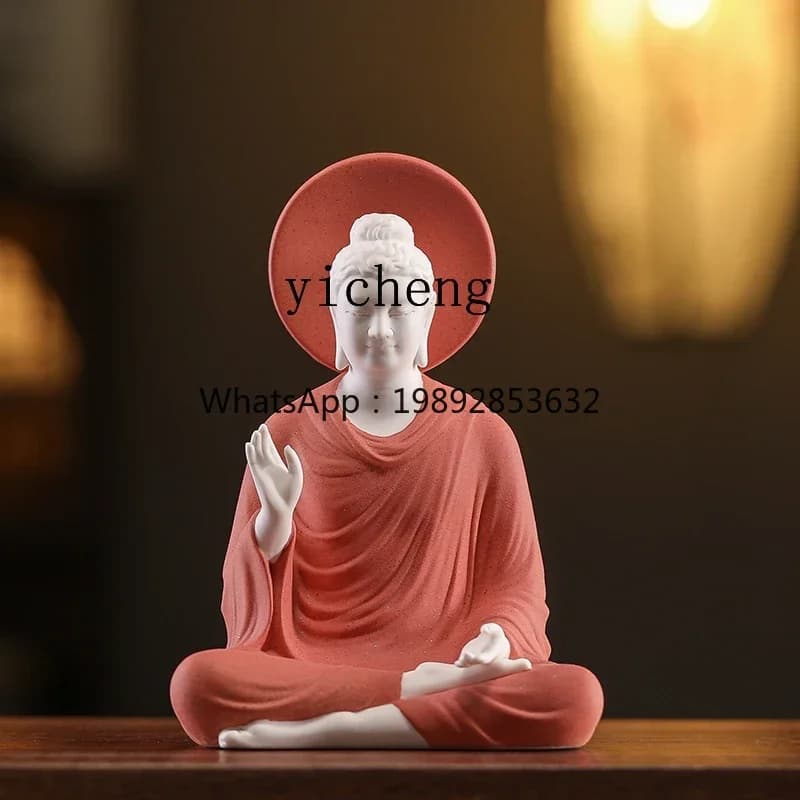 B1 Ornament Shakyamuni Buddha Home Worship Hall Offering Living Room Amitabha Buddha Statue