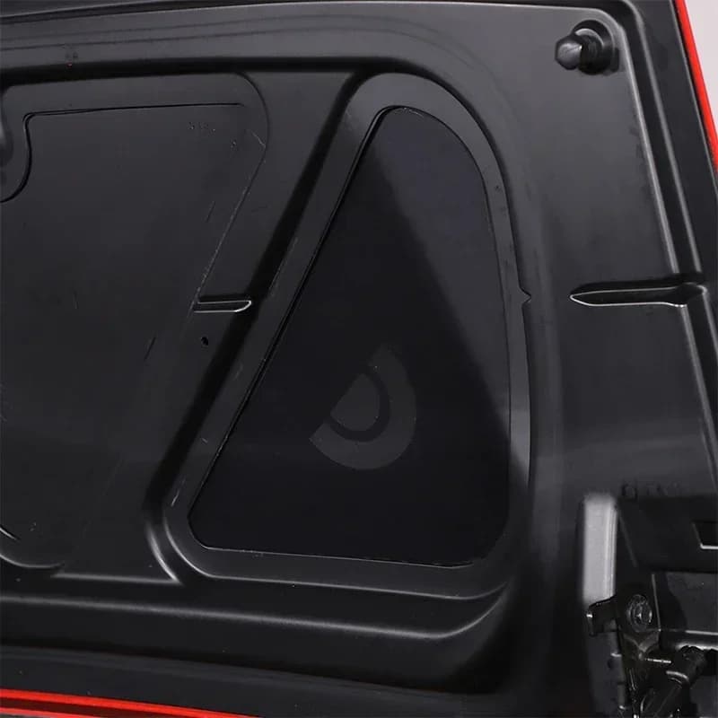 PVC Black Car Rear Tailgate Inner Panel Sticker Trunk Inner Decal for Chevrolet Corvette C6 2005-2013 Car Accessories