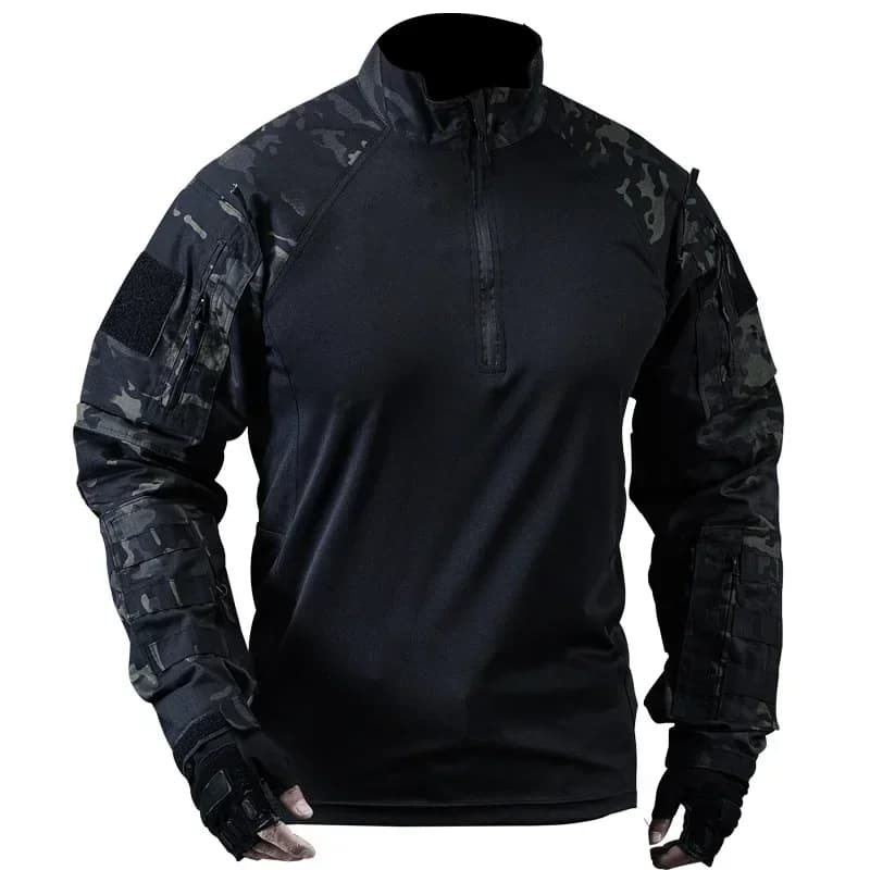 New Pioneer Tactical Frog Suit Camouflage Man Outdoor Training Hunting Breathable Long-sleeve Shirt Hiking Hiking Fans Uniform