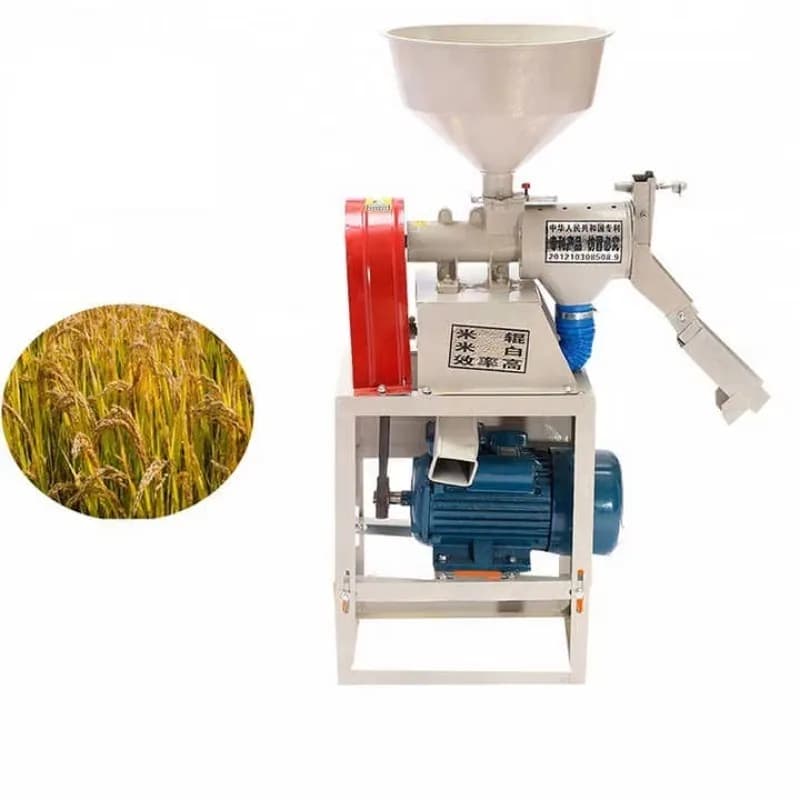 Automatic Rice Milling Machine/ Portable Mini Rice Mill Sheller Machinery Rice Husking Milling Machine