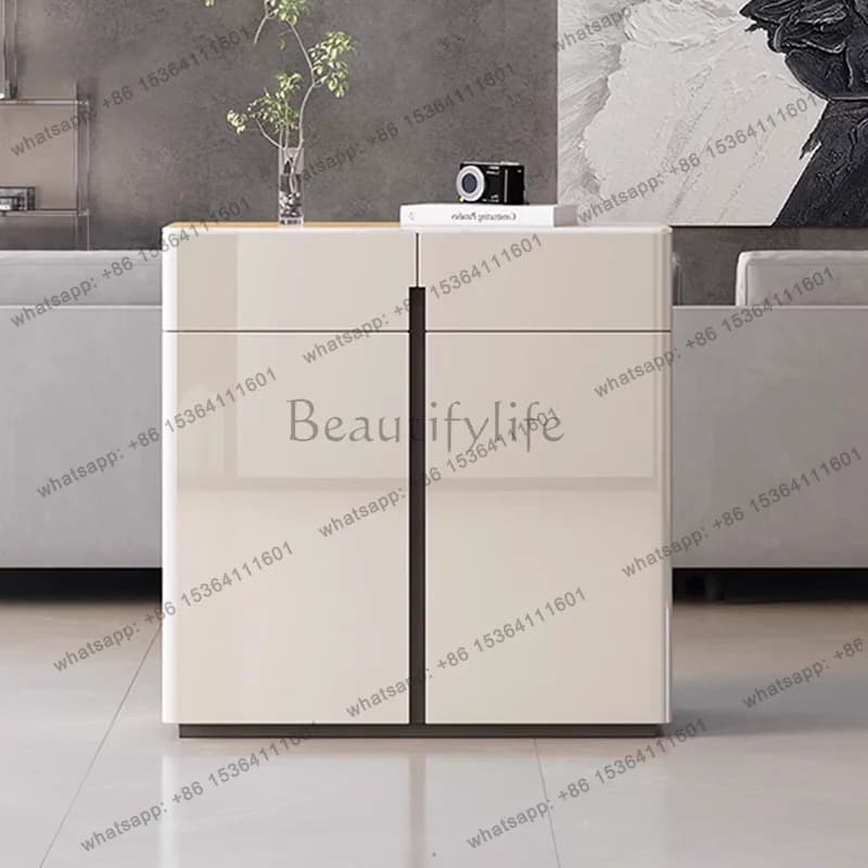 Nordic Organizer Shoe Cabinet Storage Mobile Wooden Designer Luxury Box Shoe Shelf Slippers Archivadores Entrance Furniture