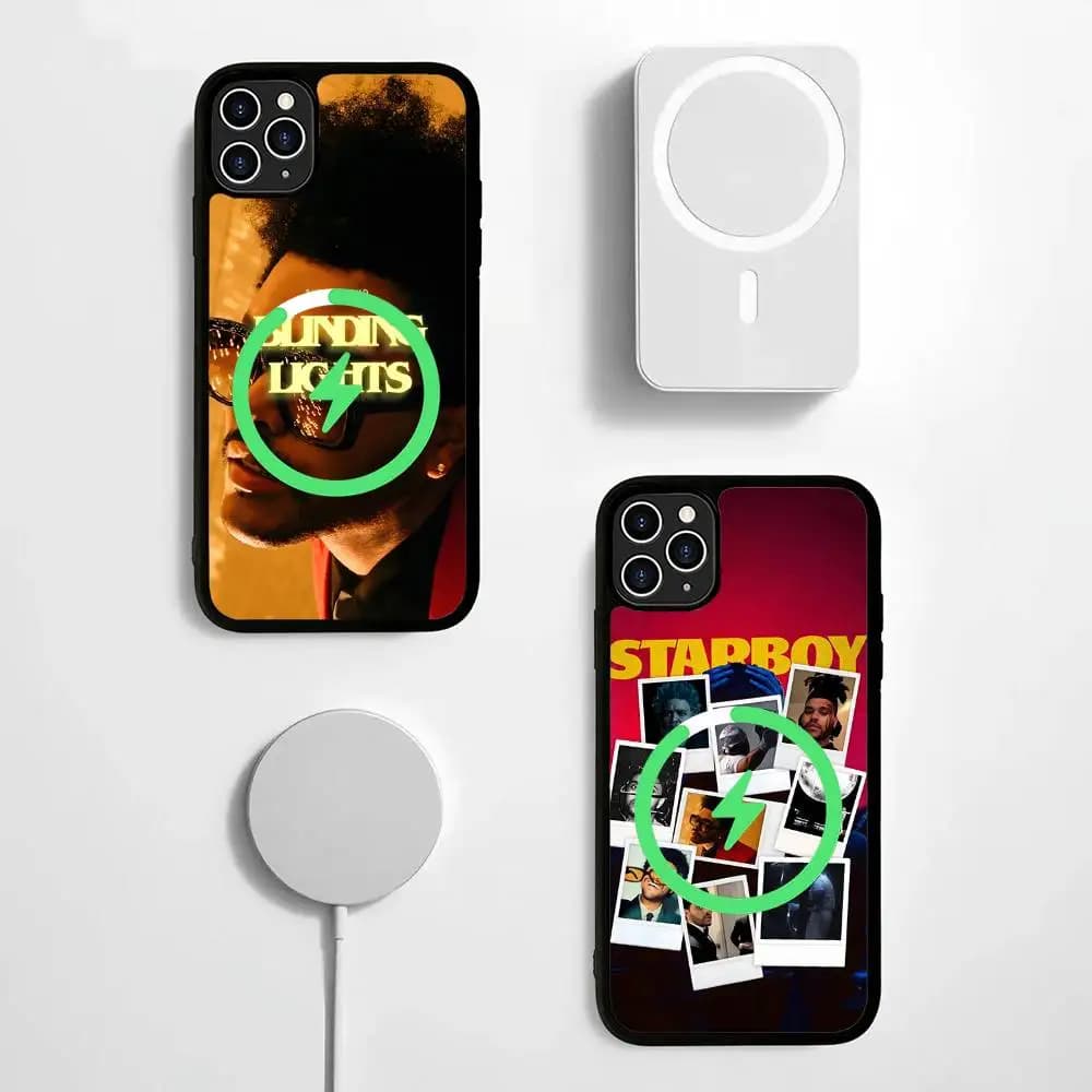T-The-Weeknd-Minimalist For Magsafe Magnetic Case For iPhone 17 Air 16 15 14 13 12 11 Pro Max Plus Wireless Charging