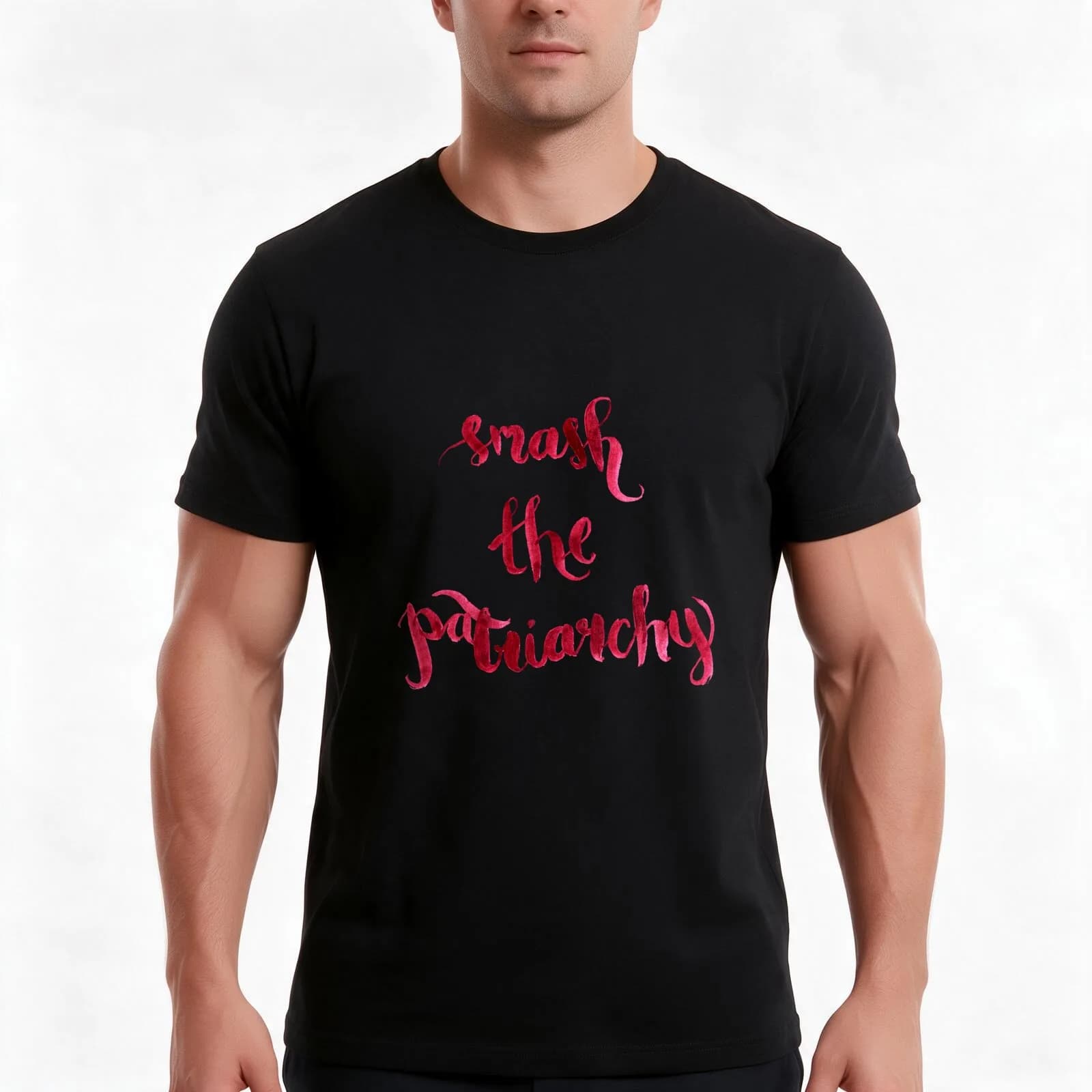 Smash The Patriarchy T-Shirt, Summer Casual Cotton Tee, Oversized Streetwear Tops, Vintage Graphic Print, Loose Fit Short Sleeve