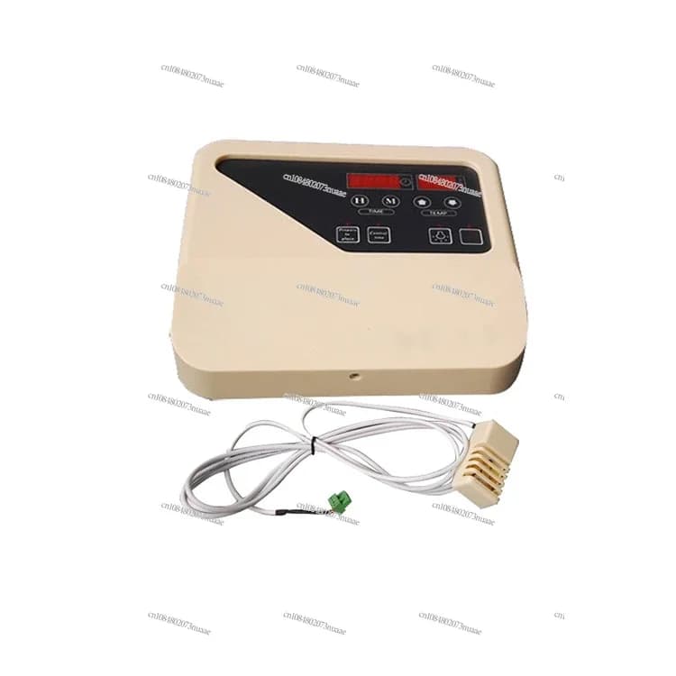 Sauna Furnace External Controller 3-15KW Dry Steamer Controller, Control Switch Panel with Temperature Control Probe Cable