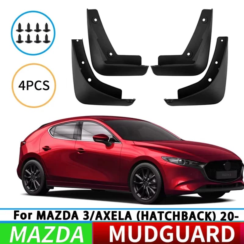 Suitable for Mazda 3 Axela 2020 hatchback front and rear wheel mudguards, car tire mudguards, splash guards, car accessories