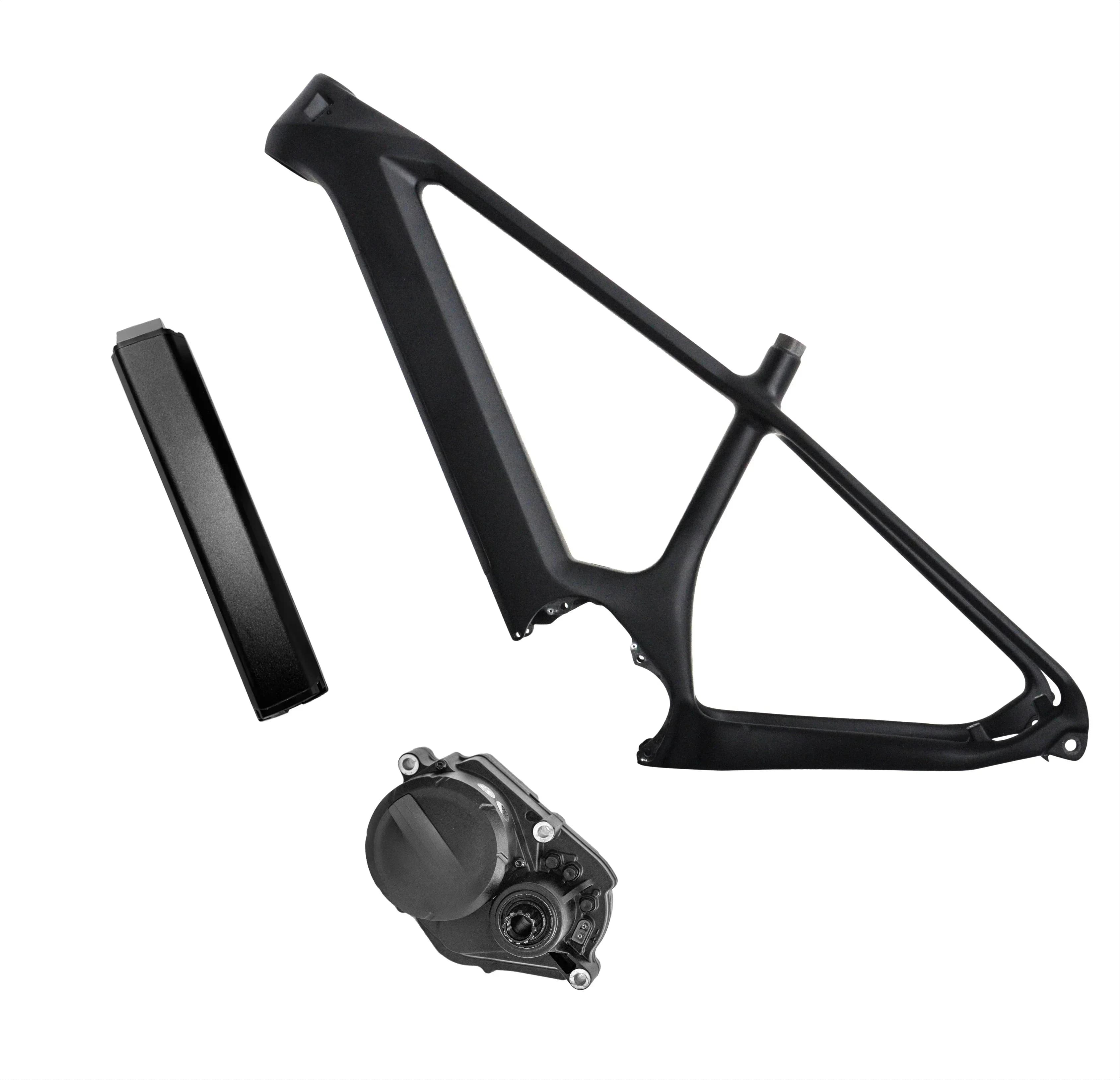 E14 Hard Tail Carbon Fiber Ebike Frame For Bafang M510 M560 M600 Motor 29er