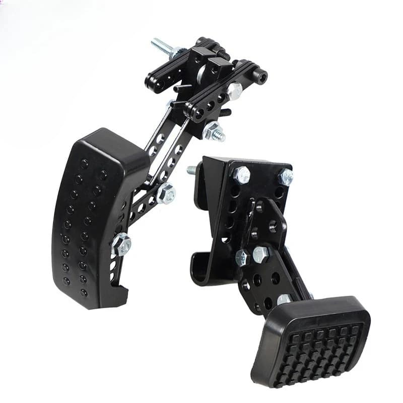 Pedal expander for short drivers Brake accelerator with adjustable length angle Pedal expander