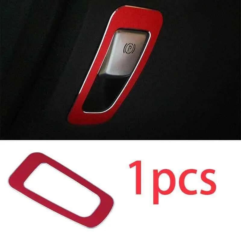 For Mercedes Benz C E Class GLC W205 W213 X253 15-21 Aluminum alloy Car Electronic Handbrake Panel Trim Interior Car Accessories
