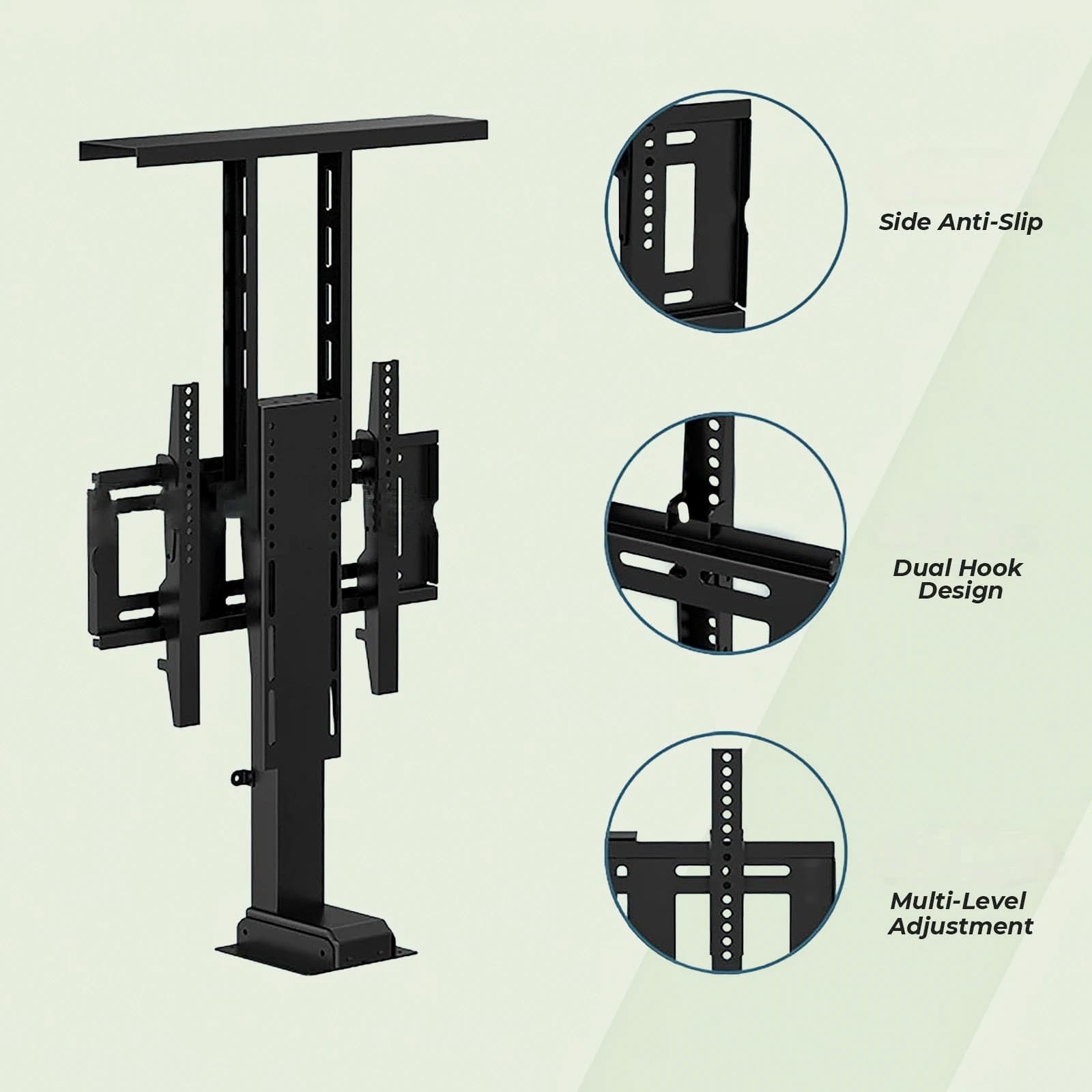 Electric Remote Control Screen Mount Telescopic TV Mount Wholesale Motorized TV Lifting Stand in the Cabinet