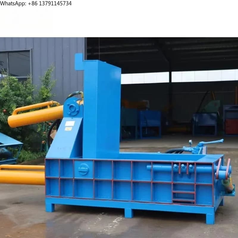 Hydraulic Scrap Iron/Cans Press Metal Chip Packing Scrap Metal Baler Machine Metal Briquetting Machine customized
