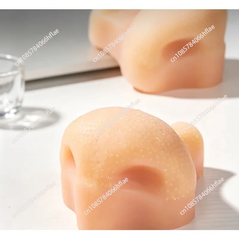 Strawberry Nose Squeeze Acne Toy, Pimple Popping Decompression Artifact, Blackhead Removal Simulation Model