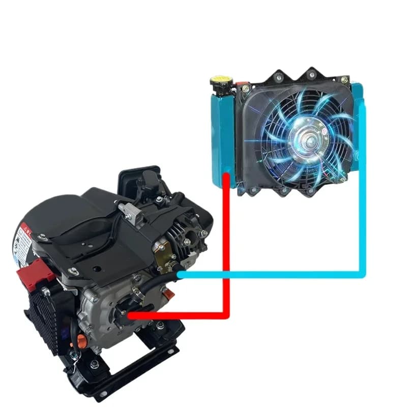 Water-cooled range extender 48V60V72V electric three-wheeled four-wh