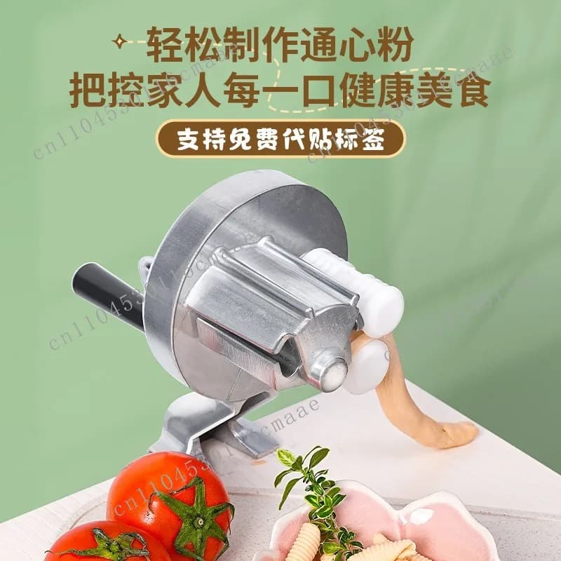 Manual noodle machine, northern Shaanxi hemp food machine, hand crank noodle sheet machine, noodle macaroni machine