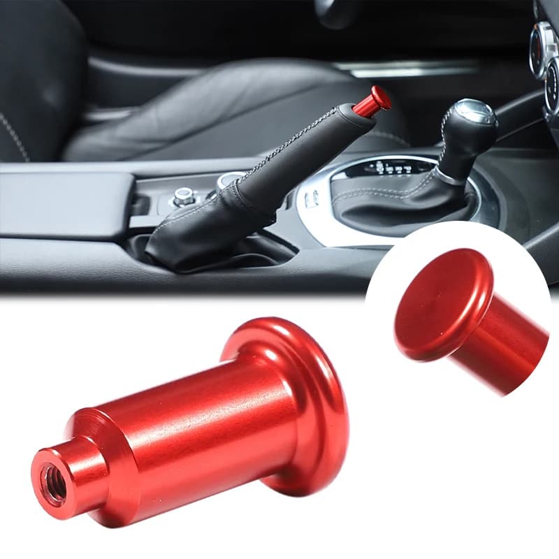 For Mazda MX-5 ND Fiat 124 Abarth 124 2016-2026+ Aluminum Alloy Red Car Central Handbrake Release Button Cover Car Accessories