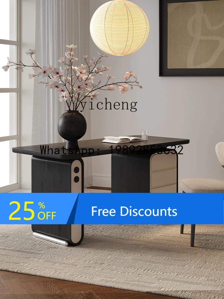 AA study desk adult home desk bedroom light luxury modern high-end small apartment computer desk