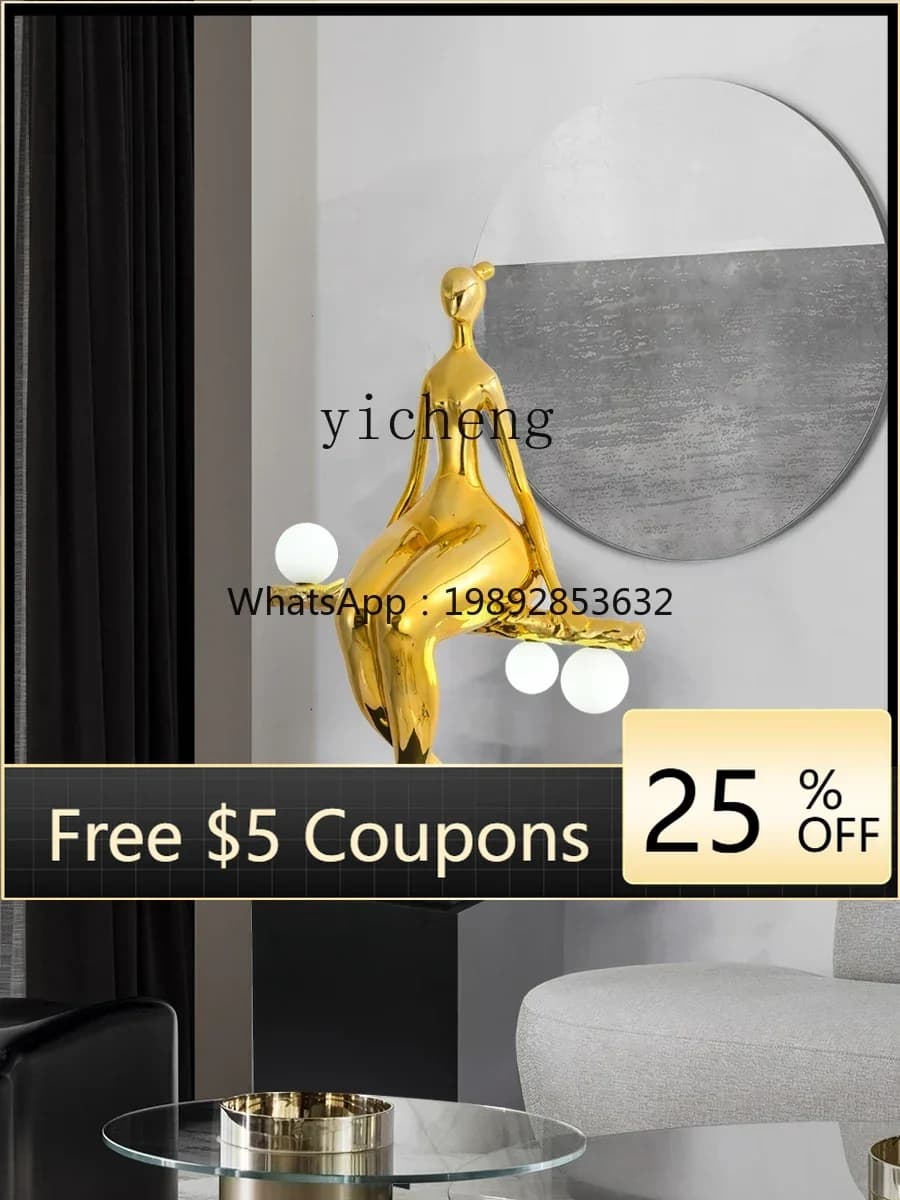AB Creative Figure Art Sculpture Home Living Room Decoration Ornaments