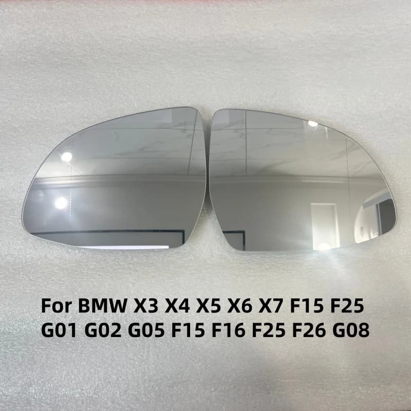 Heated Convex Side Mirror Glass Replacement Lens For BMW X3 X4 X5 X6 X7 F15 F25 G01 G02 G05 F16 F26 G08