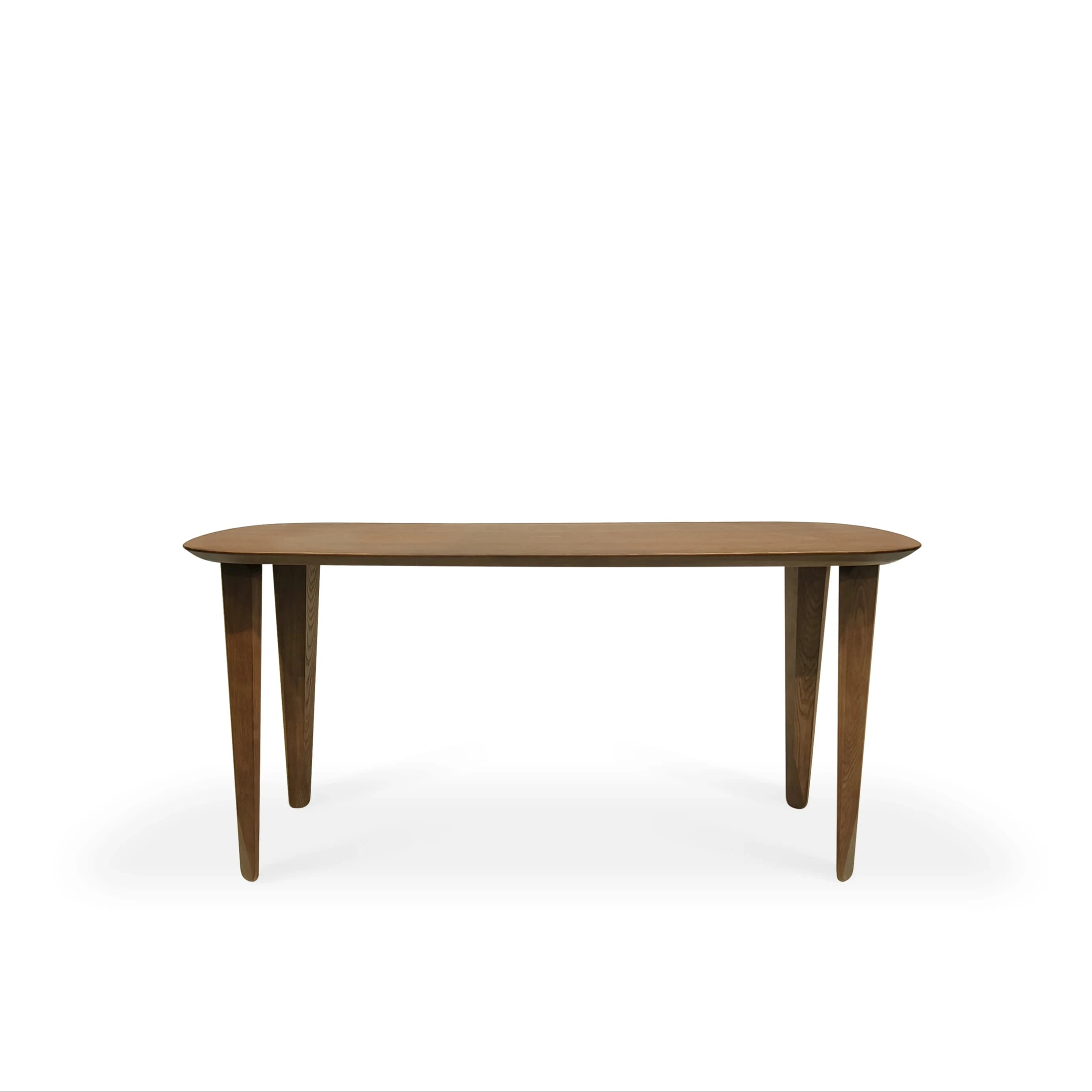 Nordic Simple Rectangle Ash Solid Wood Dining Table Set