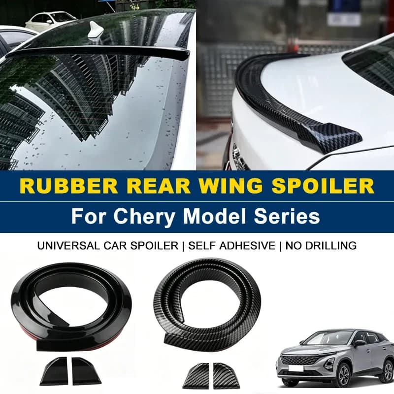 For Chery Tiggo 3/5/7/8 Arrizo E3 Fulwin Win Jetour 1.5M Self-Adhesive Rear Spoiler Wing No Drill Trunk Lip Exterior Parts