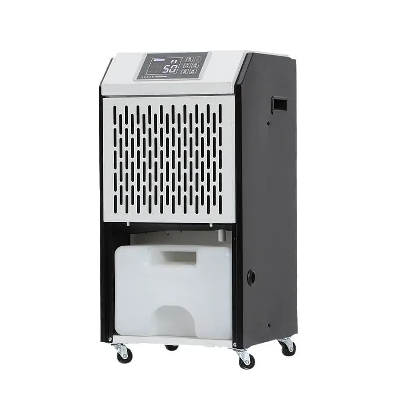 Built-in 5.5L water tank commercial dehumidifier villa apartment bathroom dehumidifier two-way timing switch dehumidification