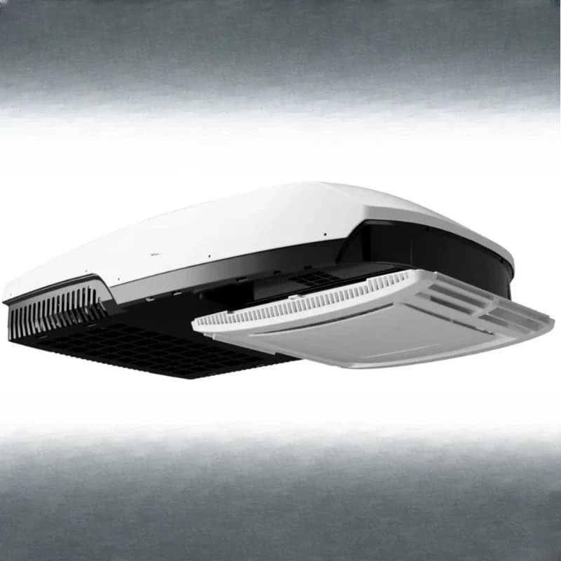 High-power ultra-twin-turbine dual-rotor compressor cooling and heating RV overhead air conditioner 220V