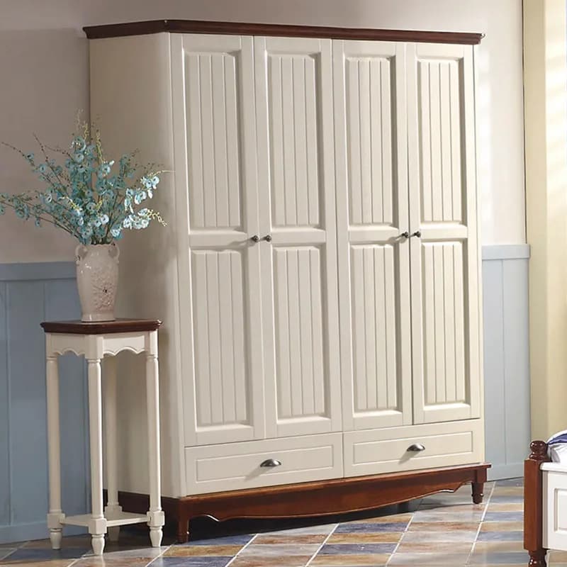 Square Modern Drawer Wardrobe White Simple Nordic Tall Wooden Home Wardrobe Storage Clothes Room Mueble Organizador Furniture