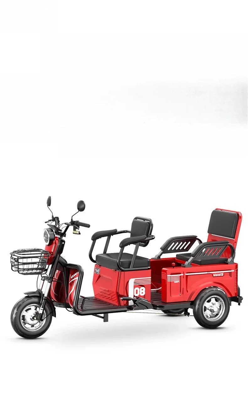 Electric Tricycle Household Elderly Scooter, New Elderly Battery Car Can Be Licensed National Standard Electric Tricycle
