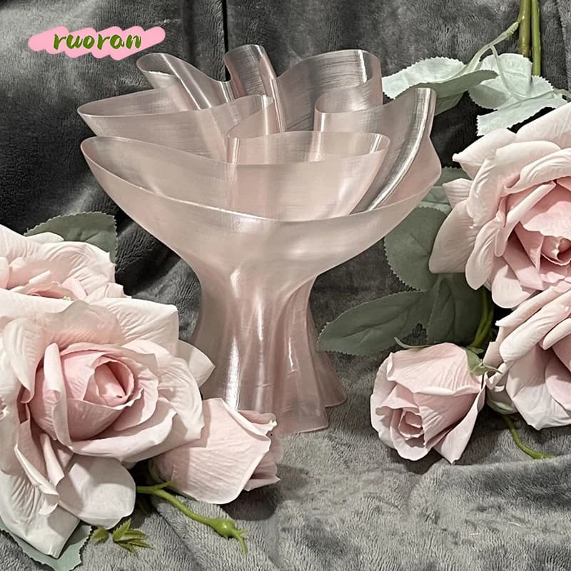 3D Printed Ins Style Minimalist Vase Living Room Art Decor Entryway Ornament