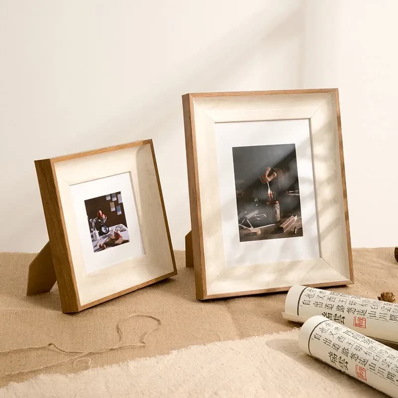 Creative Multi Size Photo Frame Stand 5 6 7 8 10 12 Inch Vertical Horizontal Wall Mount DIY Custom Picture Art Display Frame