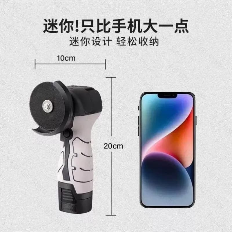 Multifunctional Mini Lithium Battery Small Angle Grinder Super Small Grinder Polishing Machine Cutting Machine Handheld Grinder