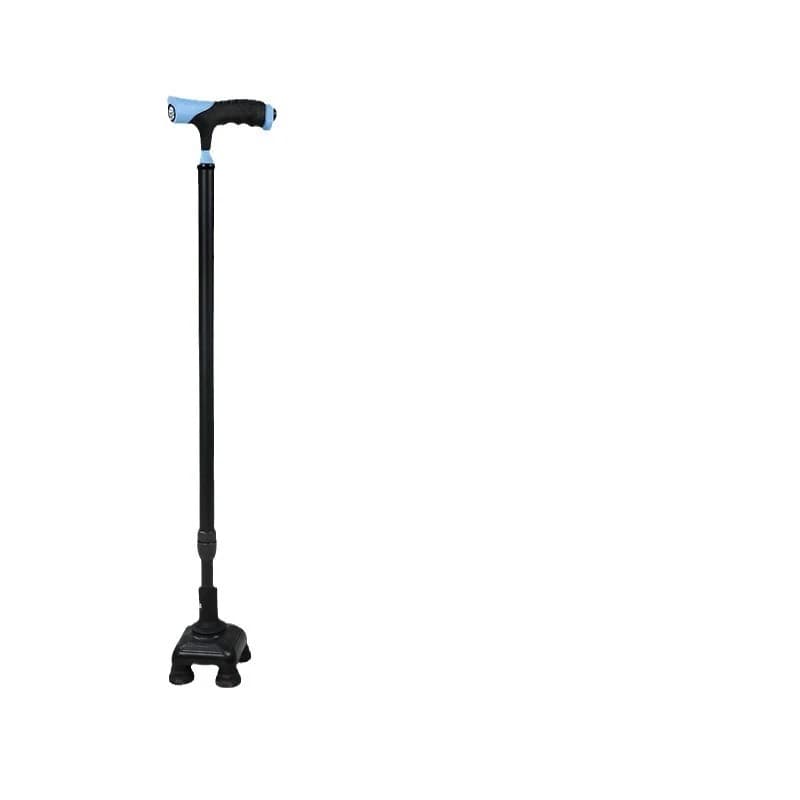 The elderly crutches four-legged non-slip light crutches ultra-light retractable four-corner canes crutches walker portable