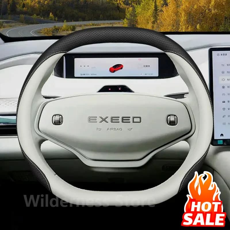 Hot Sales Car Steering Wheel Cover For NEW EXEED ES Exlantix ES 2026-2024 Non Slip Steering Wheel Cover EXEED ES Accessories