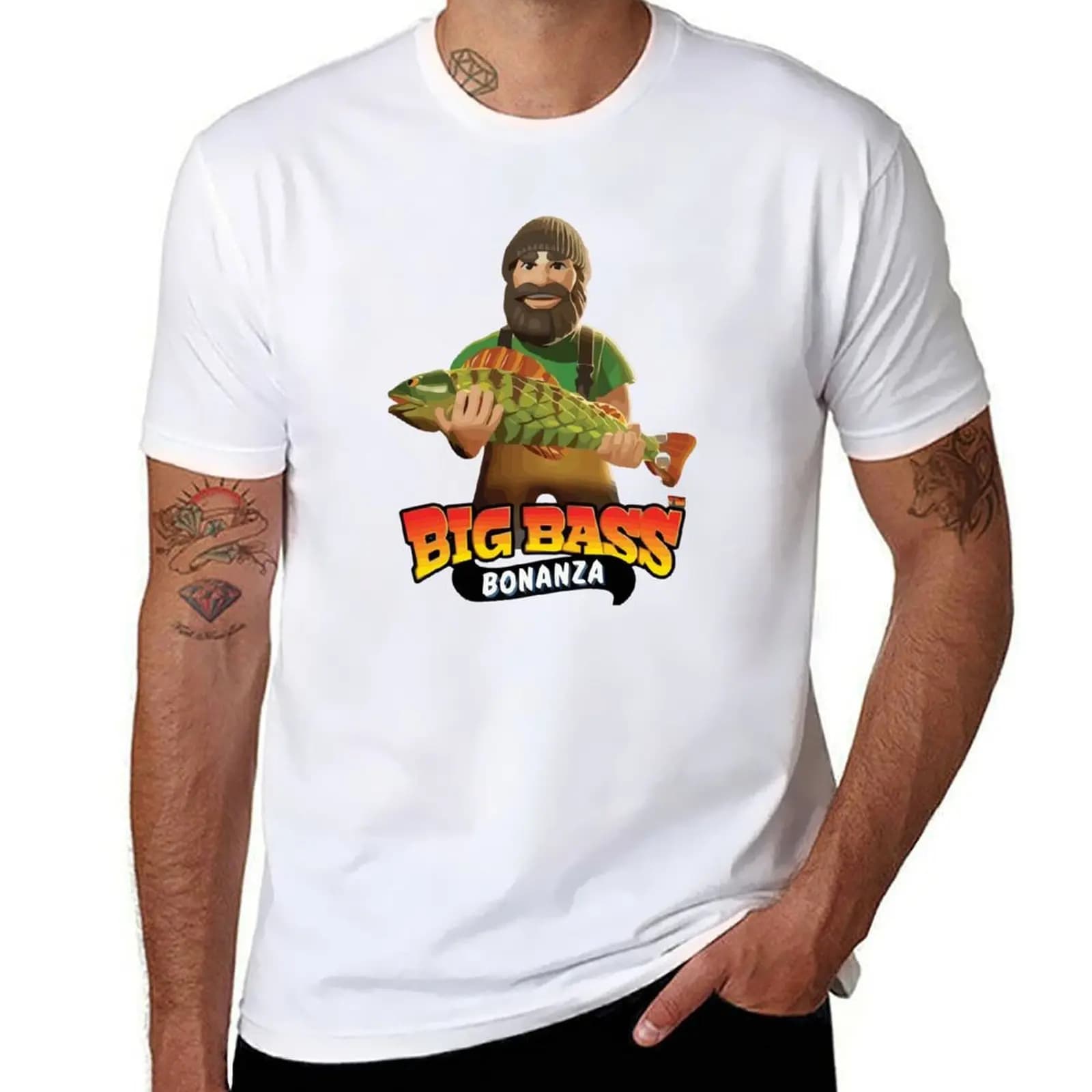 Big Bass Bonanza T-Shirt man t shirt cotton man t shirt luxury T-Shirt