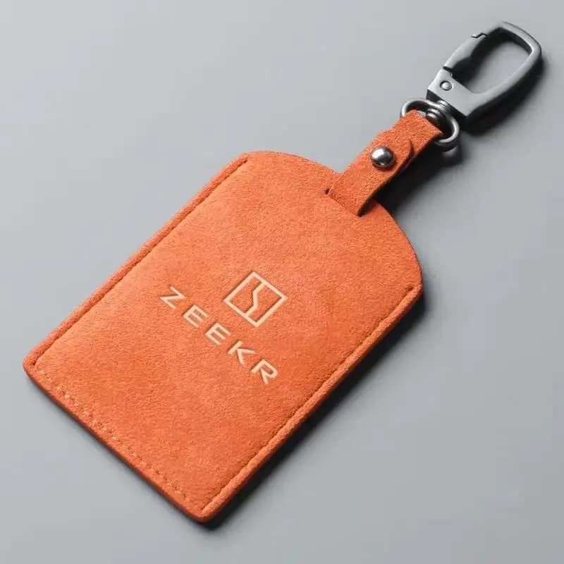 Auto Key Card Pouch Car Key Card Cover Car Card Wallet Suede For ZEEKR 7X 001 009 X 7GT 9X 007