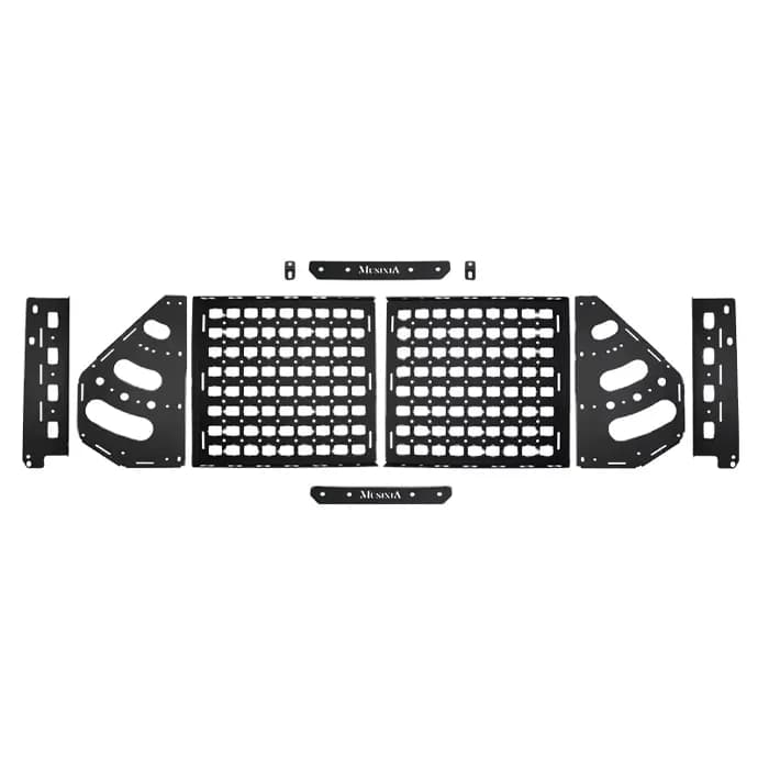Foldable Board Steel For Ford Bronco Rear Trunk Storage MusixiA Modified Part Interior Off-Road Multi-Function Folding Panel