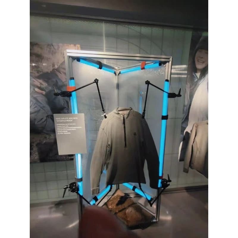 Display clothing props, smart aluminum quick-loading modular display racks, pop-up shop touring fast booths