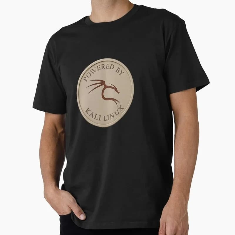 Funny Kali Linux Operating System Graphic T‑Shirt Casual Short Sleeve Tees Geek IT Developer Fan Gift Tops S-6XL
