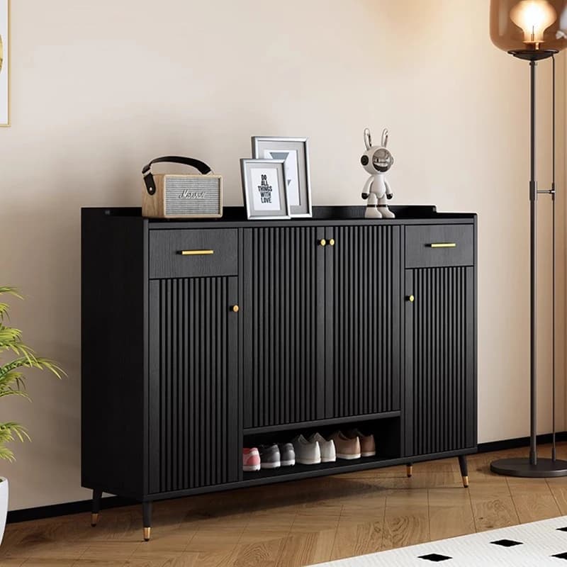 Slim Rack Wood Shoe Cabinet Corner Large Capacity Entrance Shoe Cabinet Organizer Storage Meubles De Maison Organizer Furniture