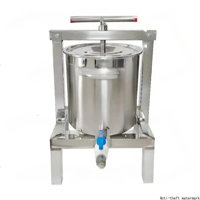 Hot Selling Product - Fully Enclosed Stainls Steel Wax Clay Honey Prs, Small Manual Juicer
