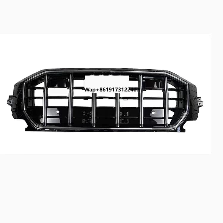 Original Style Newest Black Abs Car Front Grille for Q8 Upgrade SQ8 2019-2024