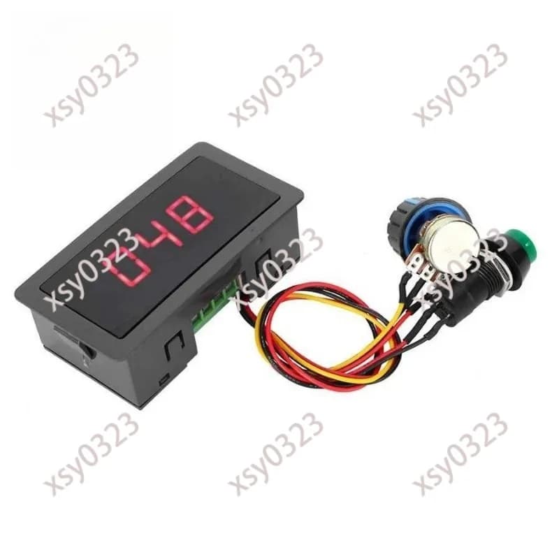 CCM5D 6V 12V 24V DC Motor Stepless Speed Regulator PWM Controller with Digital Display Case