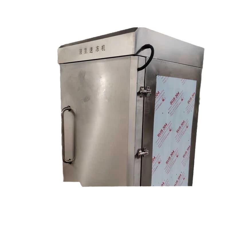 Durian quick-freezing machine, yellow peach fresh-locking quick-freezing equipment, fruit liquid nitrogen freezing single