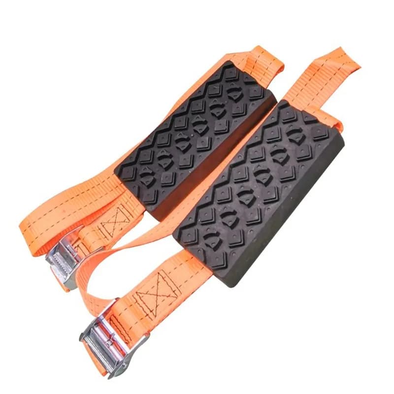 1 Pair Car Tire Traction Plates TPE Anti Slip Boards For Mud And Snow Driving
