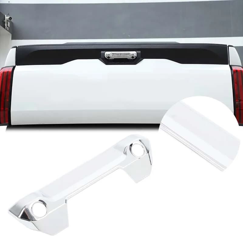 Tailgate Handle Cover Rear Door Handle Trim Sticker Tailgate Handle Protector Car Accessories For Toyota Tundra XK70 2022-2024
