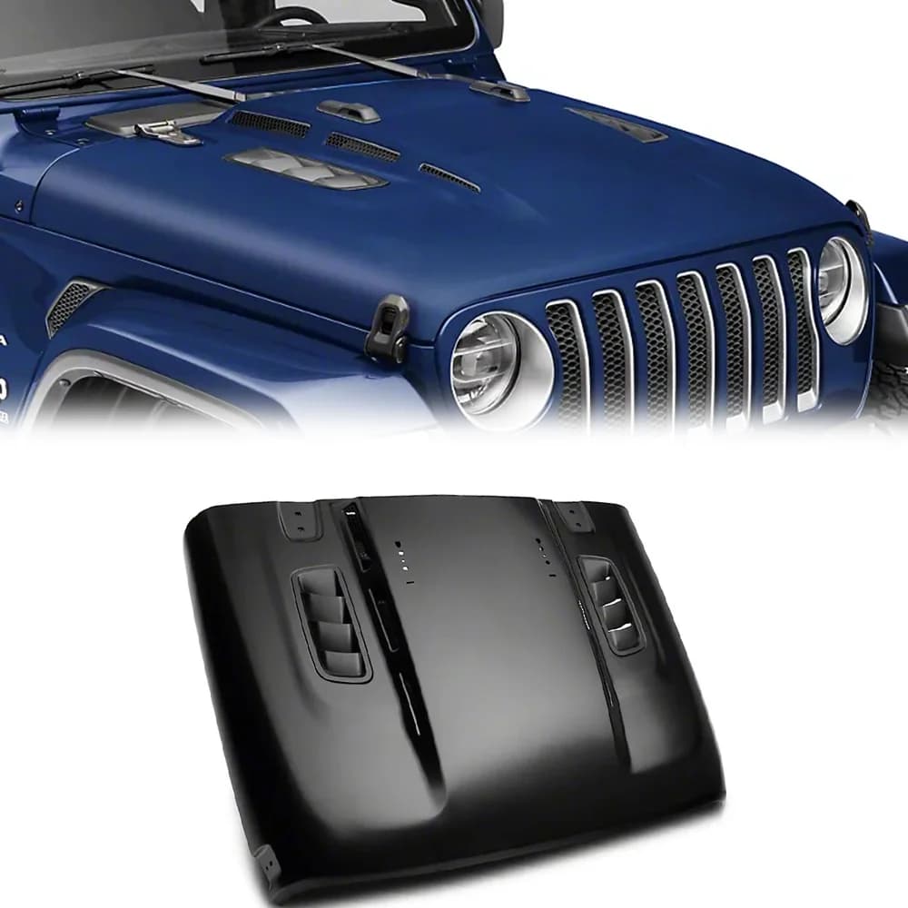 Gobison 2018-2021 Thanos Hood Bonnet Car Offroad 4x4 Auto Accessories Car Hood for jeep wrangler JL JT