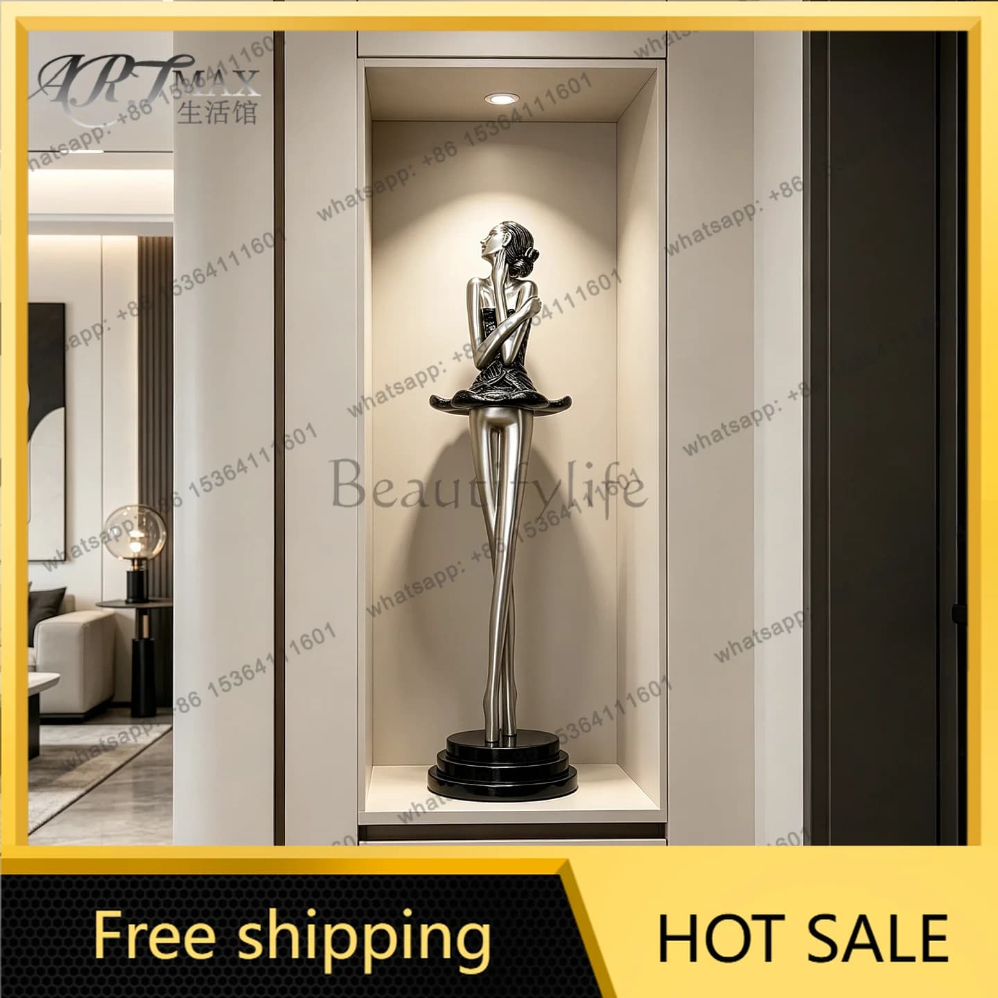 Living room light luxury decoration entrance TV ornament modern simplicity