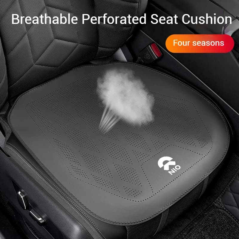Car Nappa Leather Ventilated Seat Cushion Car Seat Cover For NIO ET5 ES6 EC6 ES8 EC7 ET9 ET7 ES7 EVE EP9 ET5T Auto Accessories